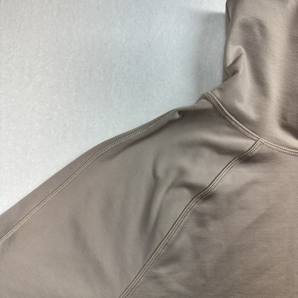 Under Armour UA Meridian ColdGear Funnel Neck Pullover Women's Large Beige - Picture 3 of 12